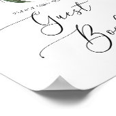 エバーグリ結婚ーのゲストブックポスターへの署名 ポスター (角)