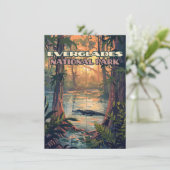 エバーグレーズナショナルパークアリゲーターフロリダカード (スタンド正面)