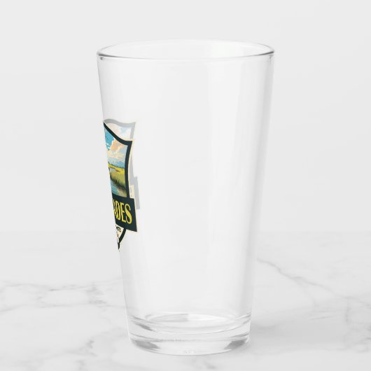 エバーグレーズナショナルパークイラストレーショントラベルアート タンブラーグラス (左)