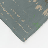 エバーグレーズナショナルパークイラストレーショントラベルアート フリースブランケット (角)