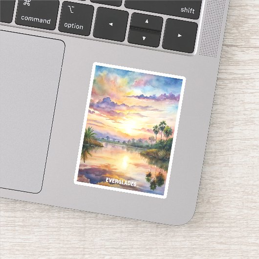 エバーグレーズナショナルパークウォーター絵を描カラー シール (詳細)