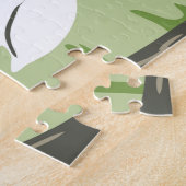 エバーグレーズナショナルパークフロリダエグレトヴィンテージ ジグソーパズル (側面)