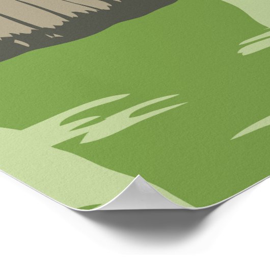 エバーグレーズナショナルパークフロリダエグレトヴィンテージ ポスター