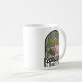 エバーグレーズナショナルパークフロリダフラミンゴヴィンテージ コーヒーマグカップ (正面右)