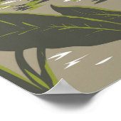 エバーグレーズナショナルパークフロリダフラミンゴヴィンテージ ポスター (角)