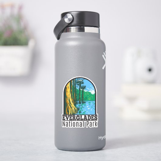 エバーグレーズナショナルパークフロリダヴィンテージ シール (HydroFlask)
