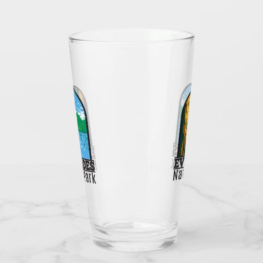エバーグレーズナショナルパークフロリダヴィンテージ タンブラーグラス (左)