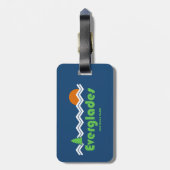 エバーグレーズナショナルパークレトロ ラゲッジタグ (裏面縦)