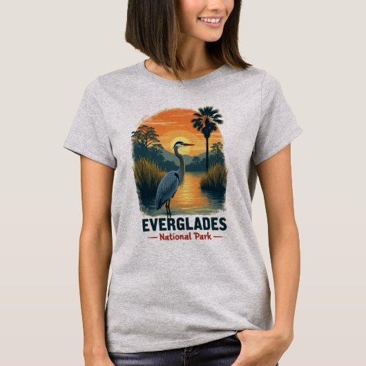 エバーグレーズナショナルパークヴィンテージ Tシャツ (正面)