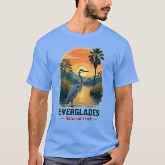 エバーグレーズナショナルパークヴィンテージ Tシャツ (正面)