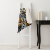 エバーグレーズワイルドライフアートのアリゲーター シェルパブランケット (インサイチュ)