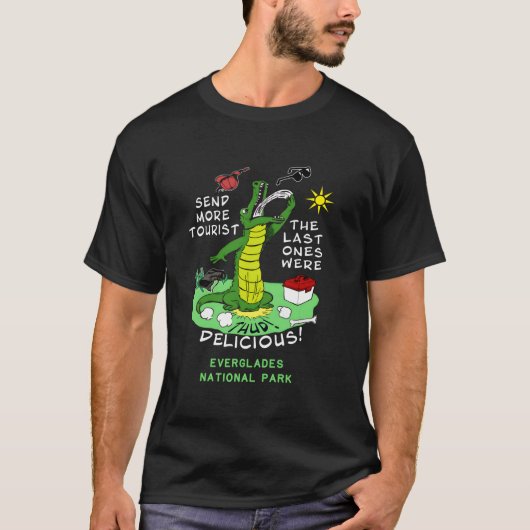 エバーグレーズ国立公園にさらに多くの観光客を Tシャツ (正面)