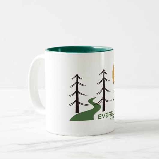 エバーグレーズ国立公園トレイル ツートーンマグカップ (正面左)