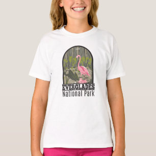エバーグレーズ国立公園フロリダフラミンゴヴィンテージ Tシャツ