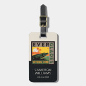 エバーグレーズ国立公園 |フロリダ ラゲッジタグ (正面縦)