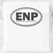 エバーグレーズ国立公園 楕円形シール (バッグ)