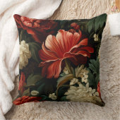 エバーグローノエル花模様植物学 クッション (ブランケット)