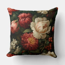 エバーグローノエル花模様植物学 クッション