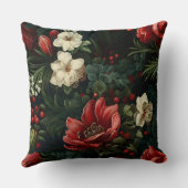 エバーグローノエル花模様植物学 クッション (裏面)