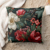 エバーグローノエル花模様植物学 クッション (ブランケット)