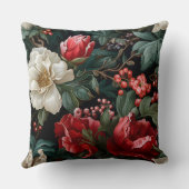 エバーグローノエル花模様植物学 クッション (裏面)