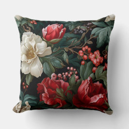 エバーグローノエル花模様植物学 クッション