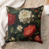 エバーグローノエル花模様植物学 クッション (ブランケット)