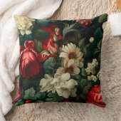 エバーグローノエル花模様植物学 クッション (ブランケット)