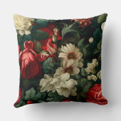 エバーグローノエル花模様植物学 クッション (裏面)