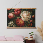 エバーグローノエル花模様植物学 吊り下げ型タペストリー (寝室)