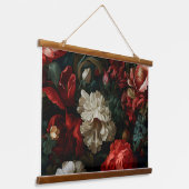 エバーグローノエル花模様植物学 吊り下げ型タペストリー (傾斜あり)