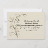 エバータンティング – 忌引ありがとうございます サンキューカード (正面)