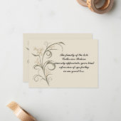 エバータンティング – 忌引ありがとうございます ノートカード (正面/裏面インサイチュ)