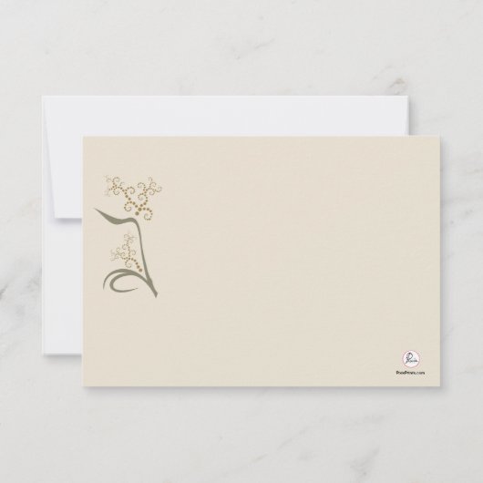 エバータンティング – 忌引ありがとうございます ノートカード (裏面)