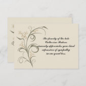 エバータンティング – 忌引ありがとうございます ノートカード (正面/裏面)