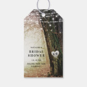 エバーモア |魅惑の森 |琥珀のブライダルシャワー ギフトタグ (裏面)