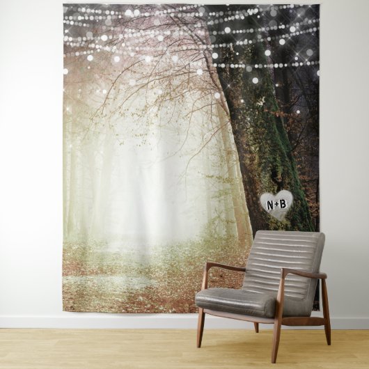 エバーモア | 魔法の森 ウェディング フォト 背景 タペストリー (インサイチュ)