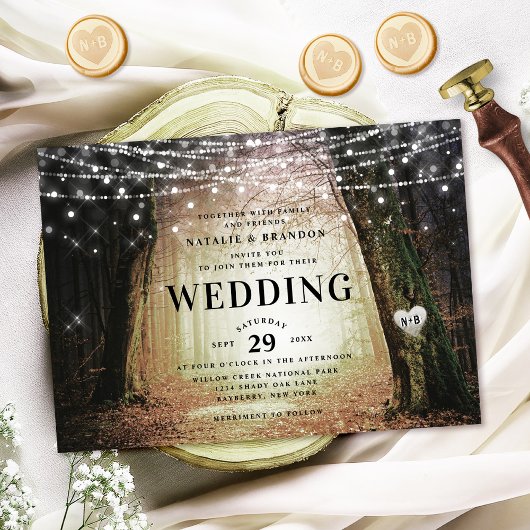 エバーモア | Enchanted Fairy Forest |アンバー結婚ズ 招待状