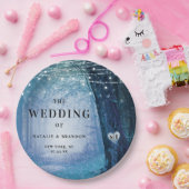 エバーモア | Enchanted Fairy Forest |ブルー結婚ズ ペーパープレート (パーティー)