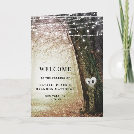 エバーモア | Enchanted Fairy Forest 結婚の式典 プログラム (正面)