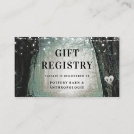 エバーモア | Enchanted Forest Shower Gift Registry エンクロージャーカード