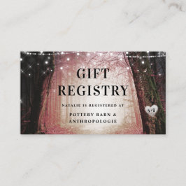 エバーモア | Enchanted Forest Shower Gift Registry エンクロージャーカード