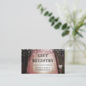 エバーモア | Enchanted Forest Shower Gift Registry エンクロージャーカード (スタンド正面)