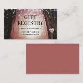 エバーモア | Enchanted Forest Shower Gift Registry エンクロージャーカード (正面/裏面)