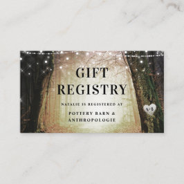 エバーモア | Enchanted Forest Shower Gift Registry エンクロージャーカード