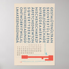 エバーラスティング カレンダー von FLOMM ポスター