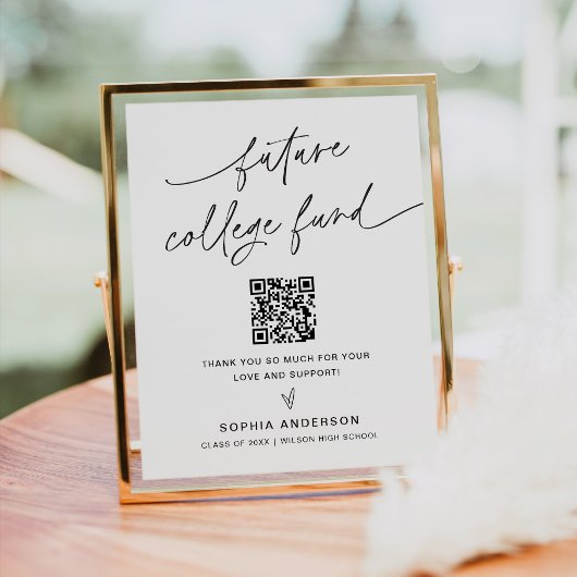 エバーリー未来大学基金Venmoサイン ポスター