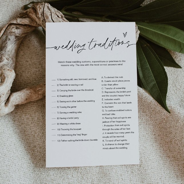 エバーリー結婚の伝統ブライダルシャワーゲーム (クリエイターアップロード済み)