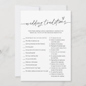 エバーリー結婚の伝統ブライダルシャワーゲーム 招待状 (正面)