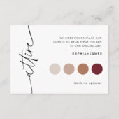 エバーリー結婚ズの服装ブライダルパーティ エンクロージャーカード (正面)